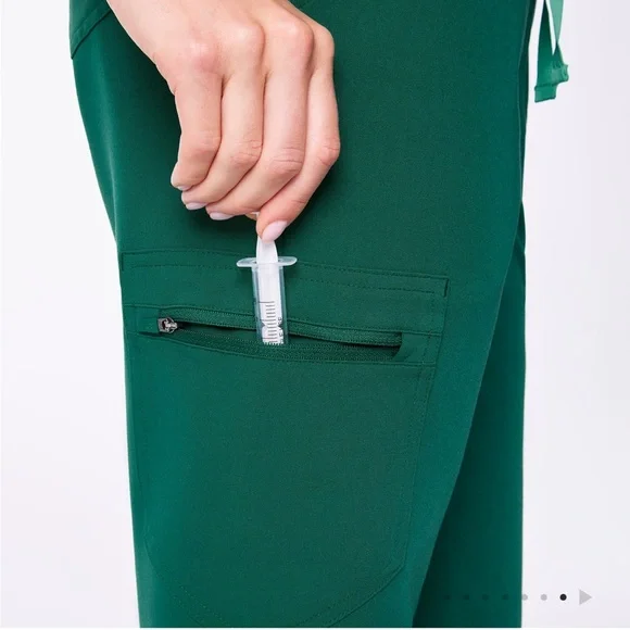 Figs Teal Jogger Scrub Pants - Picture 7 of 12